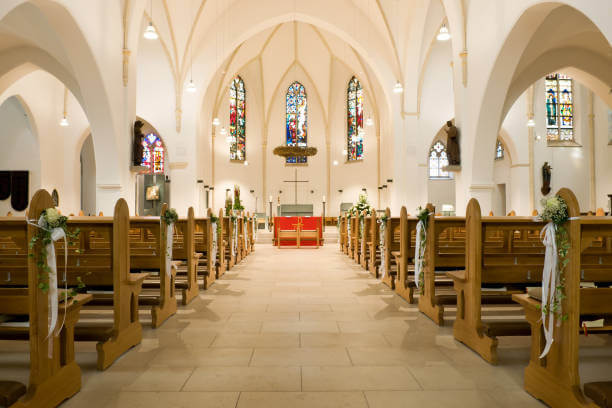 Empty church before a wedding ceremonyPlease see some similar pictures from my portfolio: